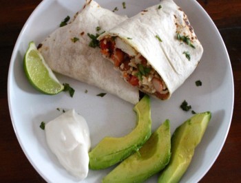 Easy Chicken Burritos