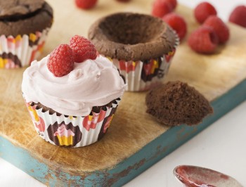 Chocolate Raspberry Cupcakes