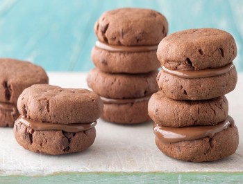 Double Chocolate Sandwich Cookies