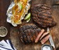 
Grilled Spice-Rubbed Steak with Mexican Corn
