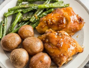 Honey Garlic Chicken Thighs