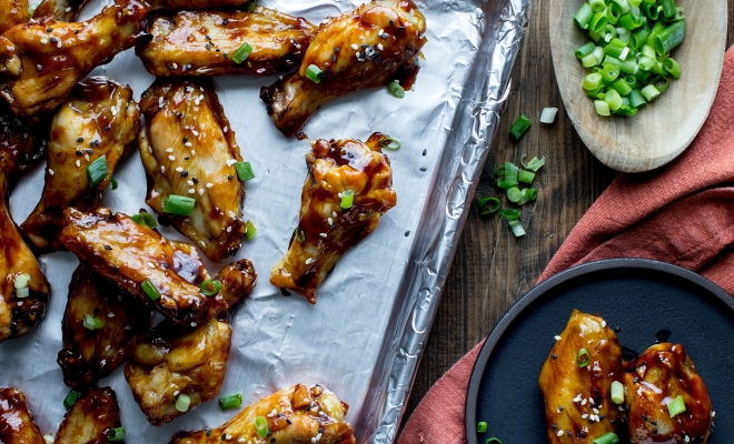 wings in a table