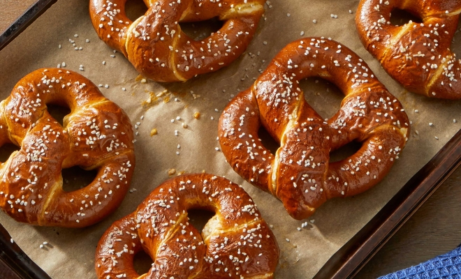 Unbleached Parchment and Pretzels