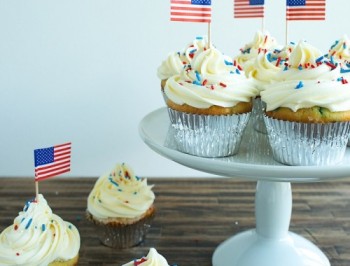 Vanilla Confetti Cupcakes