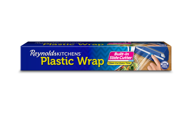 Plastic Wrap with Slide Cutter